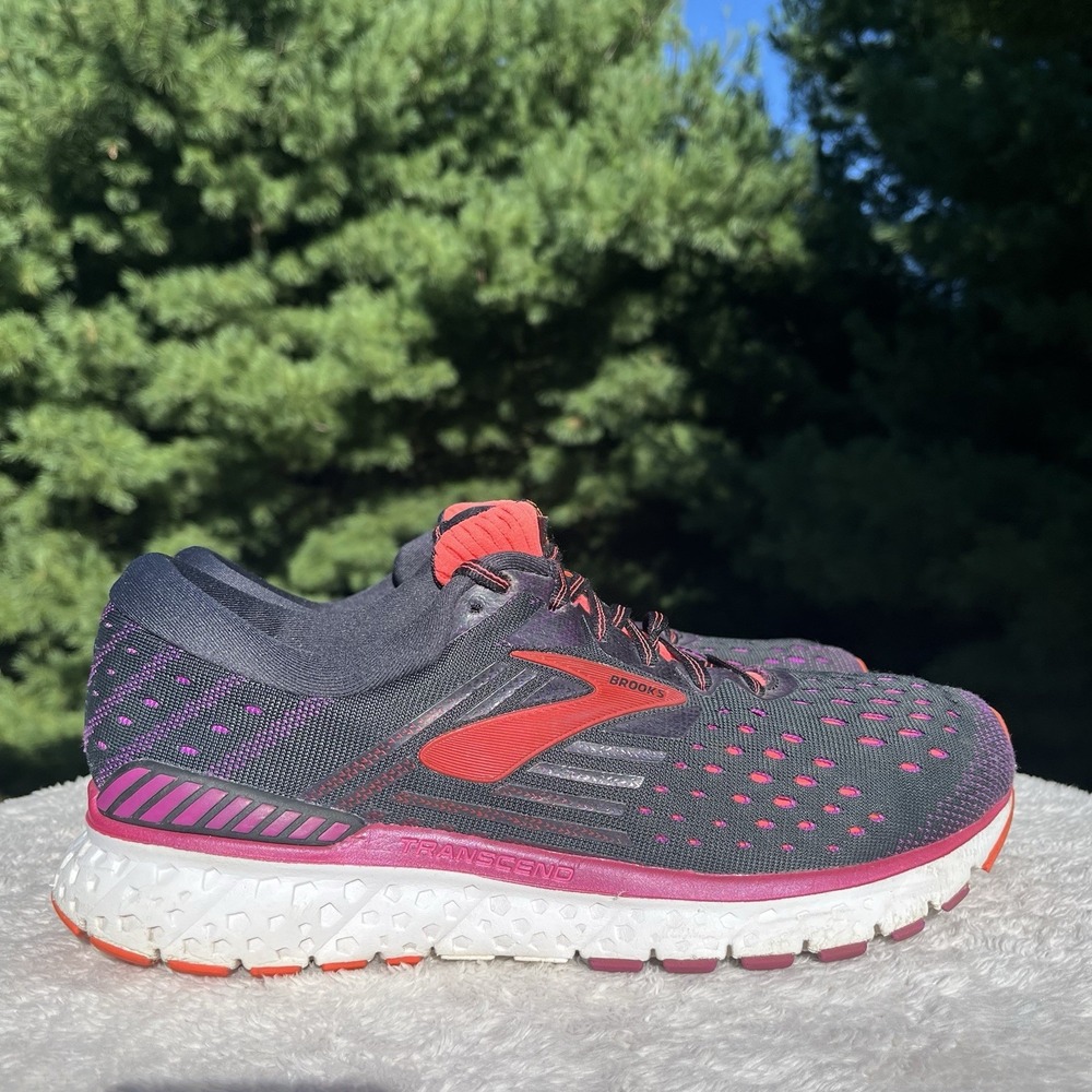 Brooks Transcend 6 Running Shoes Womens 11.5 Blue Purple 1202871B080 Sneakers